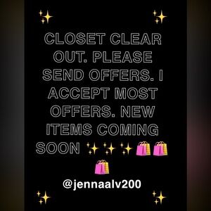 Please send offers 😊✨🛍️